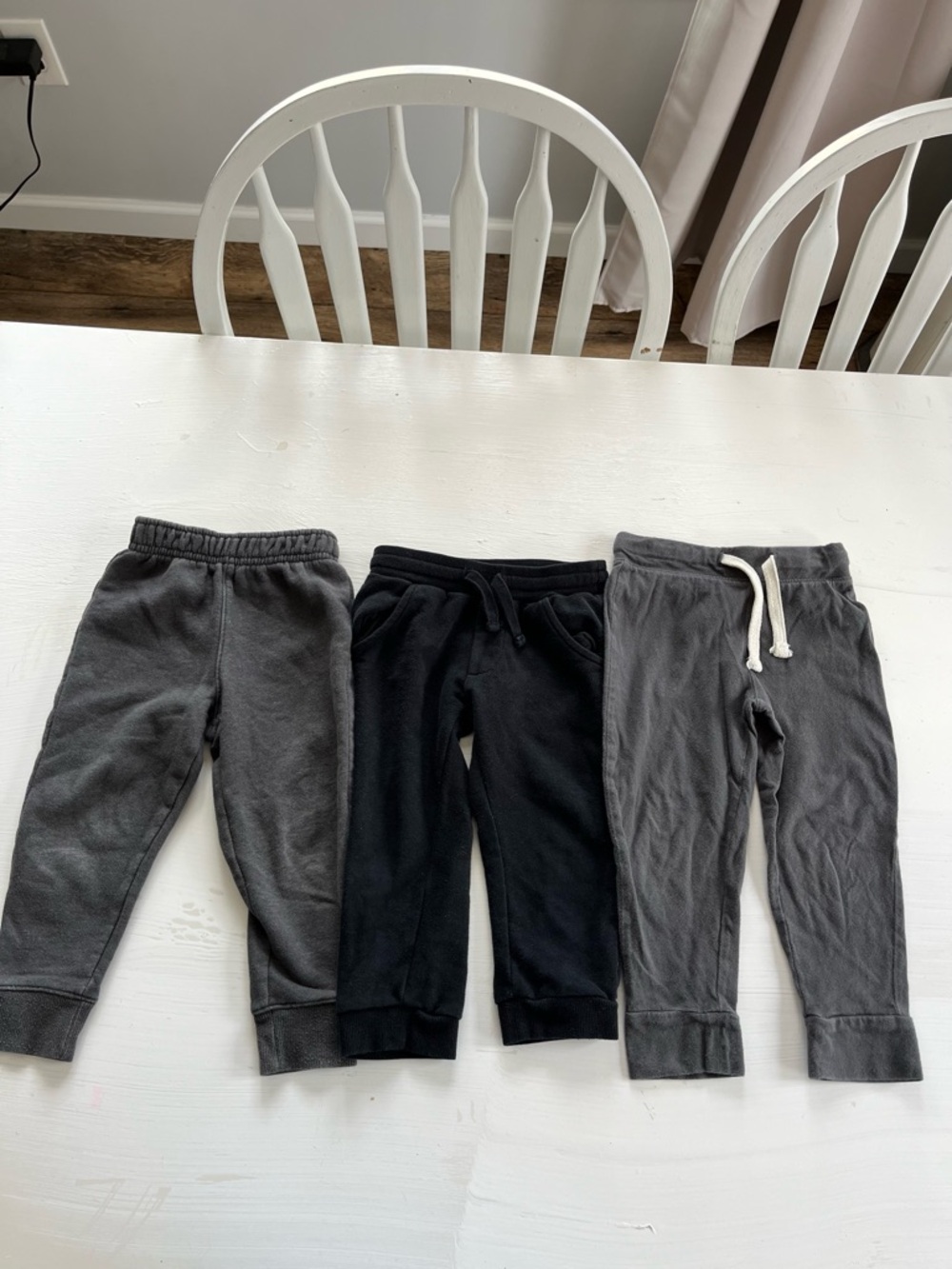 Kids Sweatpants Set - Gray & Black - various brands